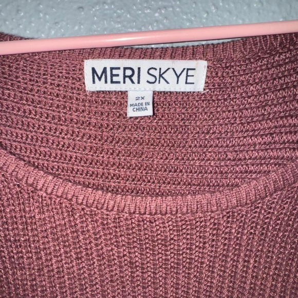 Meri Skye Sweater Dress – Cozy Knit, Soft & Flattering Size 2X - Picture 2 of 3